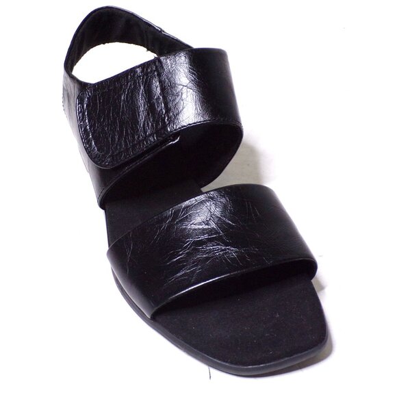🆕MUNRO Nissa Leather Comfort Sandals Shoes Black 10 - Picture 9 of 12